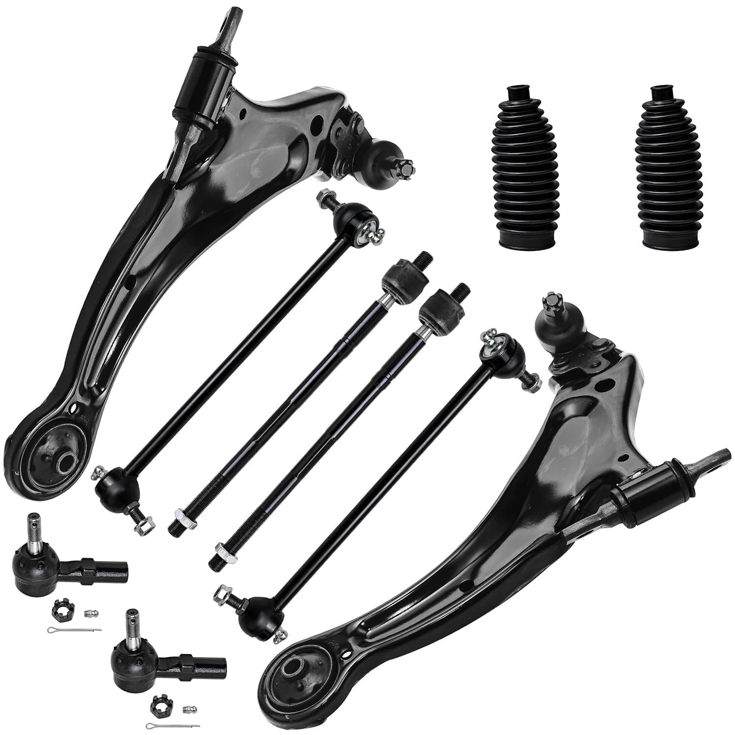 Detroit Axle - Front End 10pc Suspension Kit for 1998-2003 Toyota Sienna