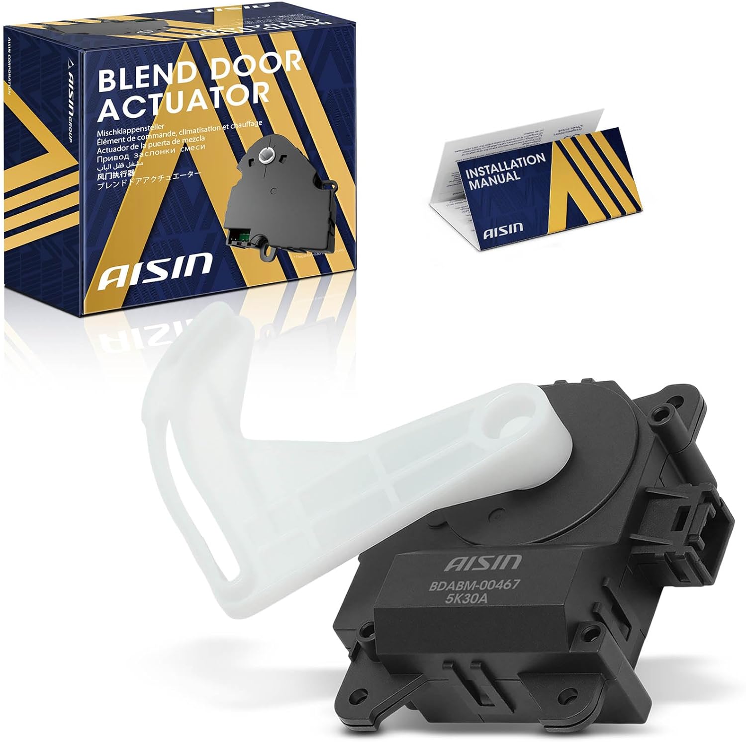 AISIN AFTERMARKET BDABM-00467 HVAC Heater Blend Door Actuator - Compatible with Scion tC 2005-2010 - Temperature Control Actuator
