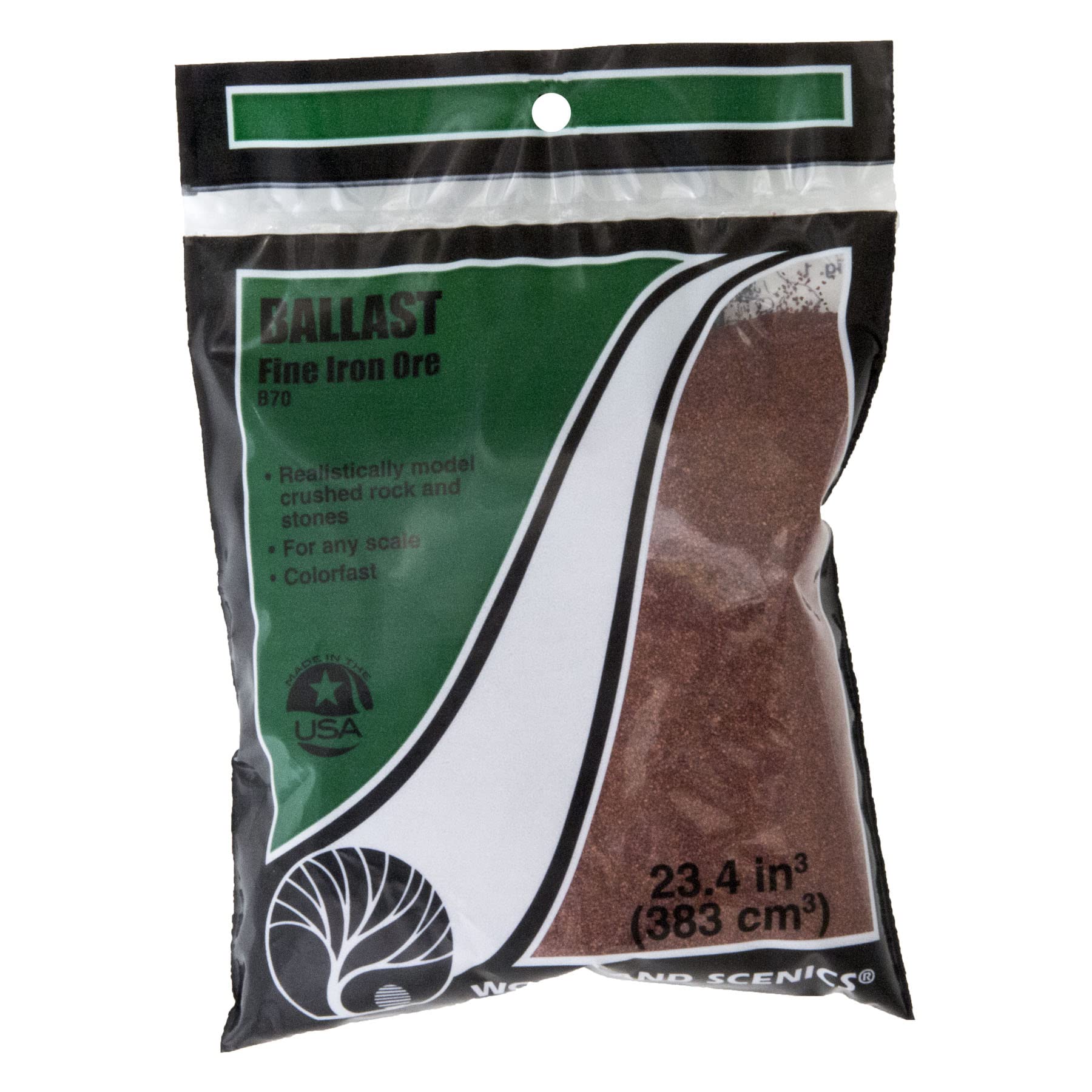 Woodland Scenics B70 Iron Ore Fine Ballast - Bag Landscaping
