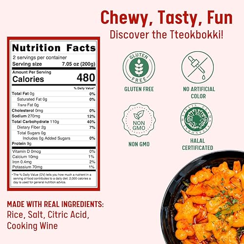 Miniatura 6 de Pastel de arroz coreano Tteokbokki Stick in Fun Shaped 6 pasteles de arroz innovadores de diferentes formas, Mochi Chewy, vegano, sin OMG, sin