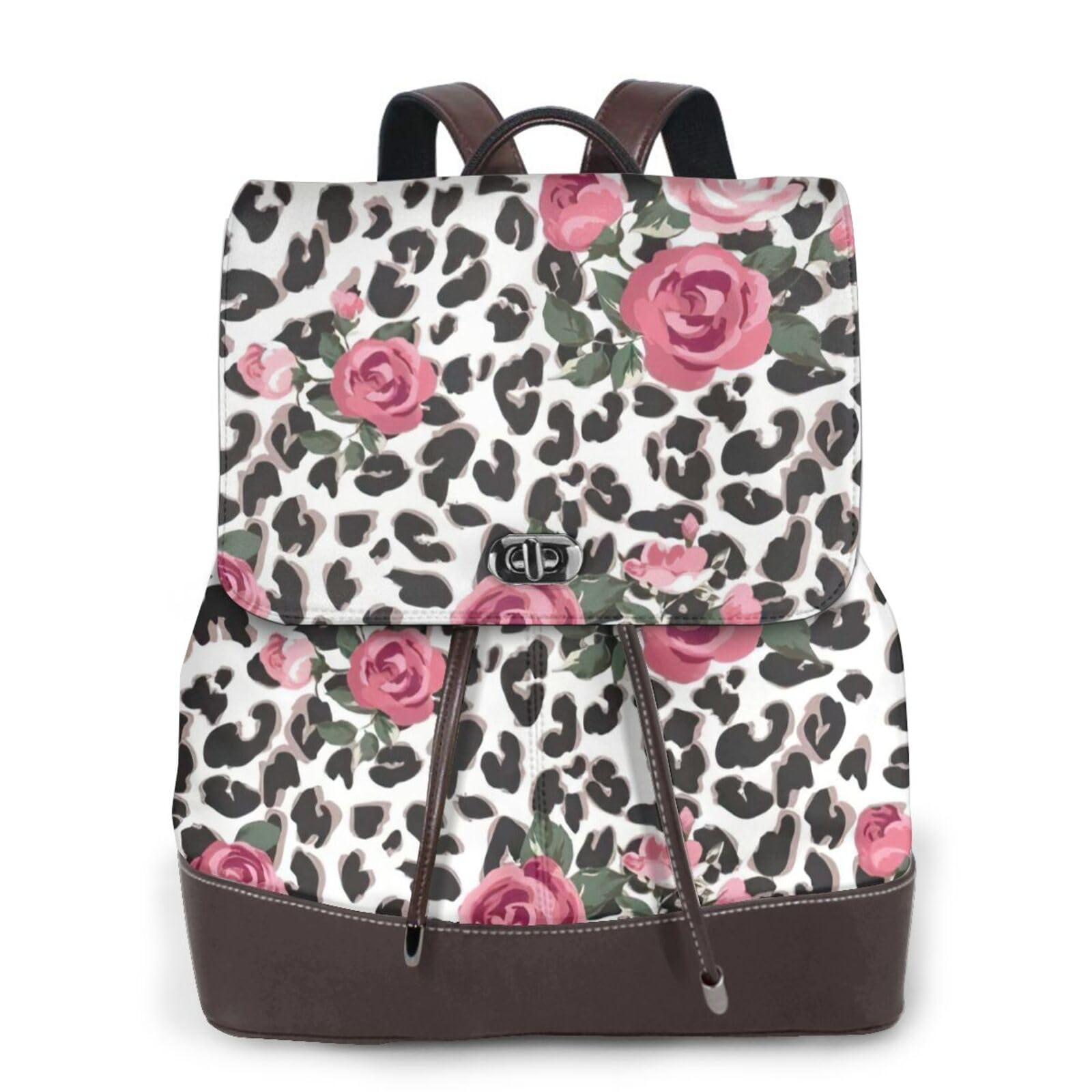 Sac à dos léopard rose idéal pour vos sorties urbaines branchées - 5