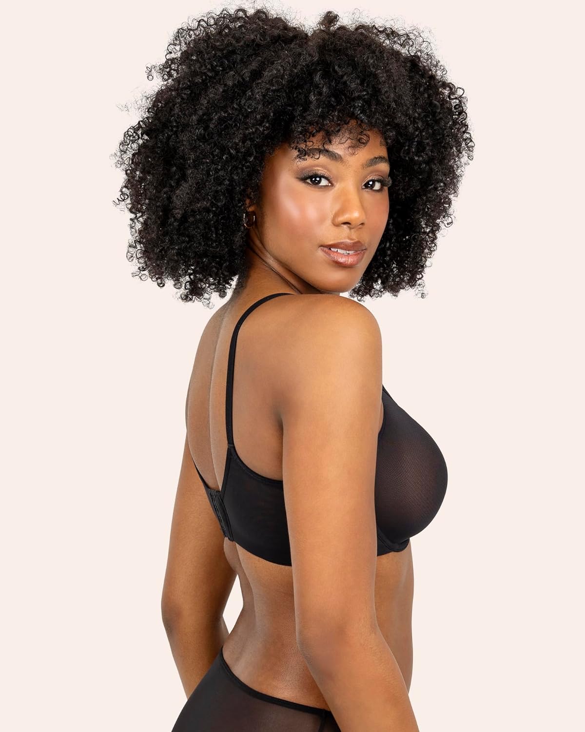 Smart & Sexy womens Sheer Mesh Demi Underwire Bra - Image 2