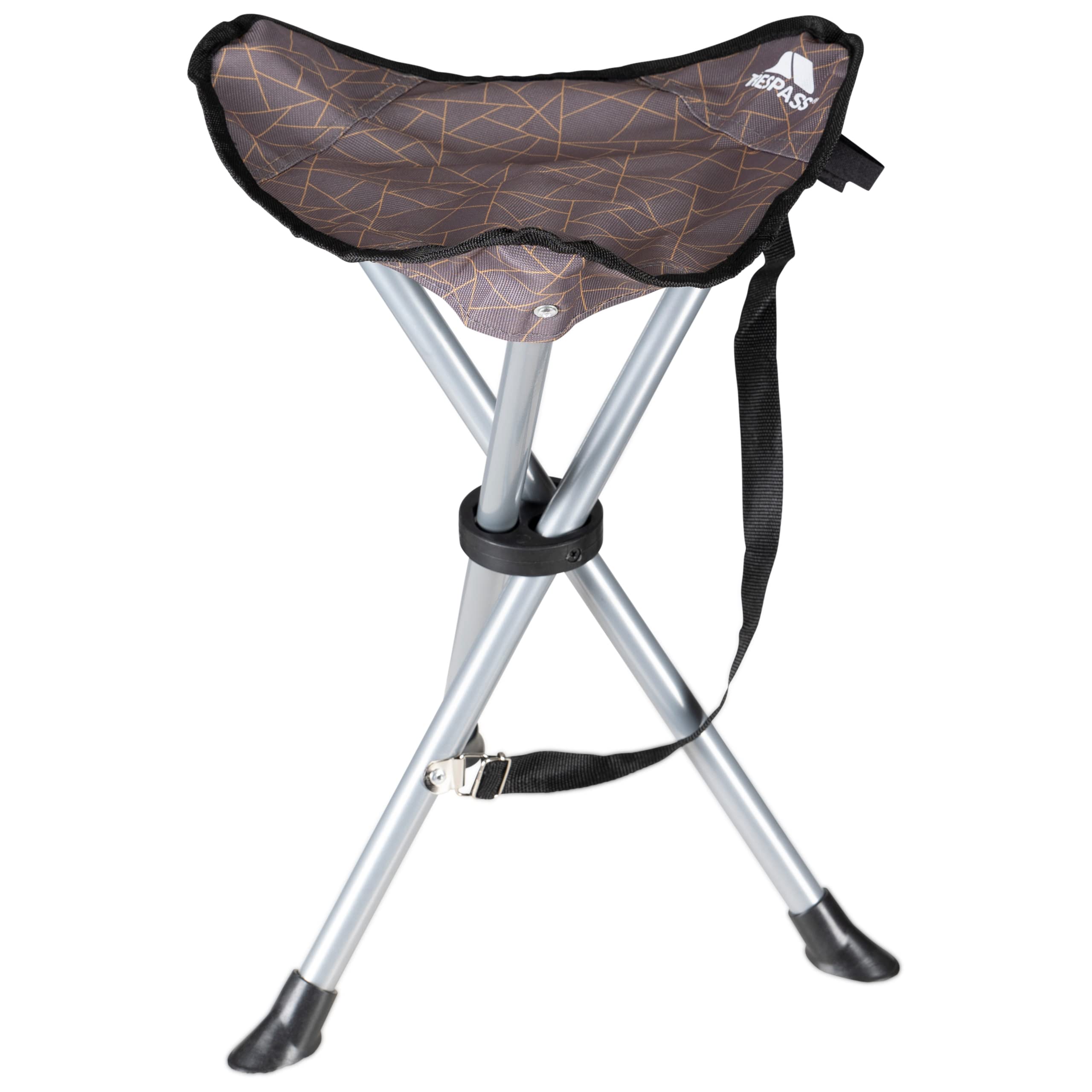 Trespass Sgabello treppiede Ritchie, stampa grigio tempesta, taglia unica