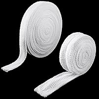 Vista 8 de 2 rollos de vendaje tubular de red elástica para heridas, retenedor de vendaje elástico, vendaje tubular de gasa elástica para heridas, brazo, sin