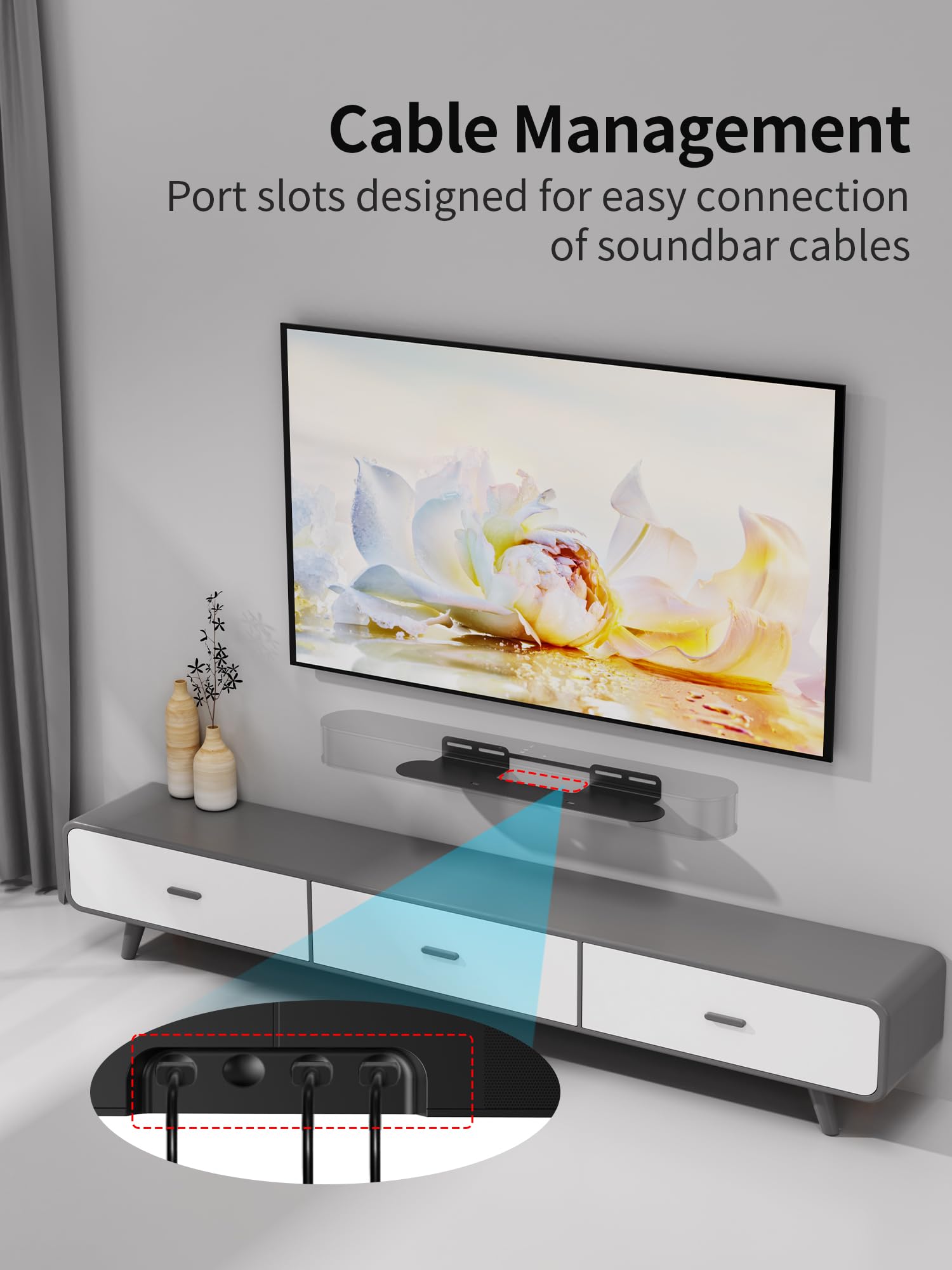 Amazon | Borenbuir Sonos Beam用サウンドバーマウント 壁掛け