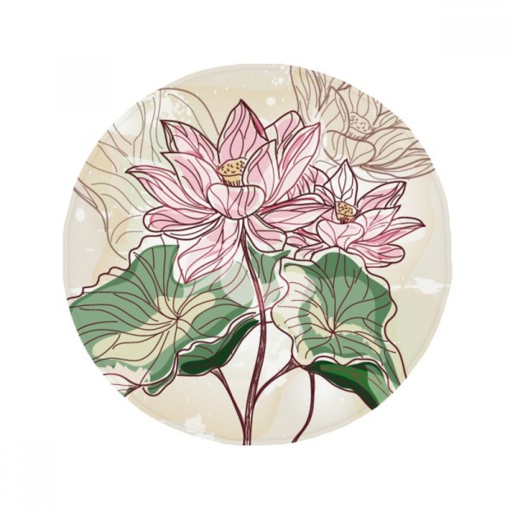 Tapis antidérapant lotus 80 cm pour éviter les glissades et protéger les sols