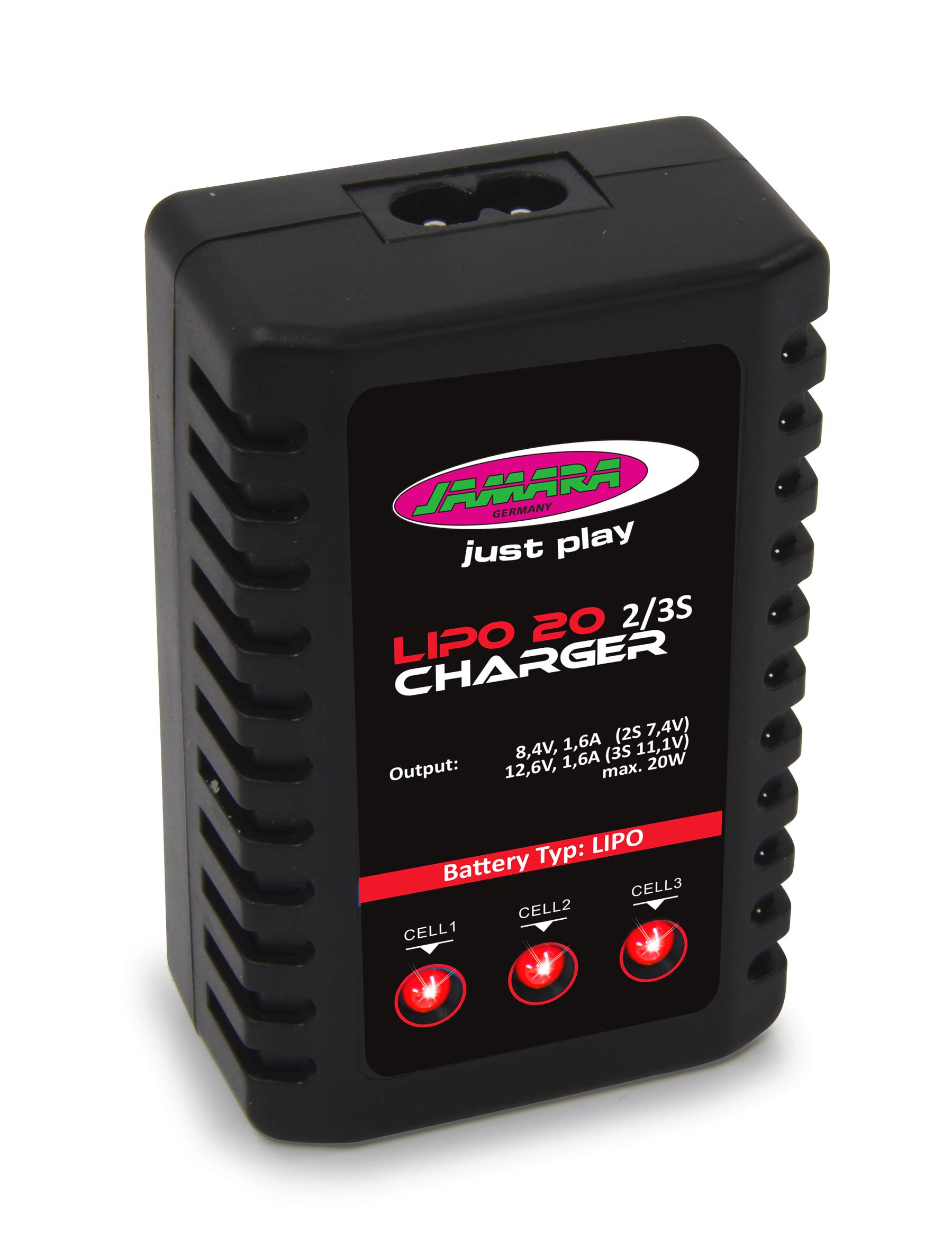JAMARA 413117 – ładowarka LiPo 20 2S/3S – z wbudowanym balanserem