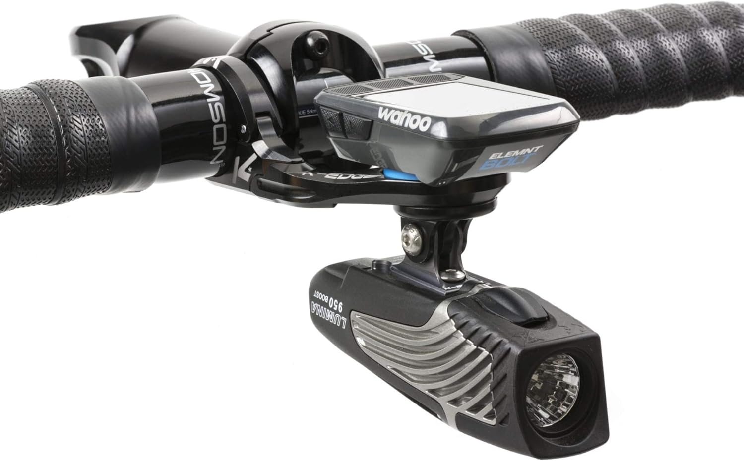 K-EDGE Unisex - Adult K13-1600C Wahoo Bolt Pro Combo Mount Brackets, Black Anodize, One Size