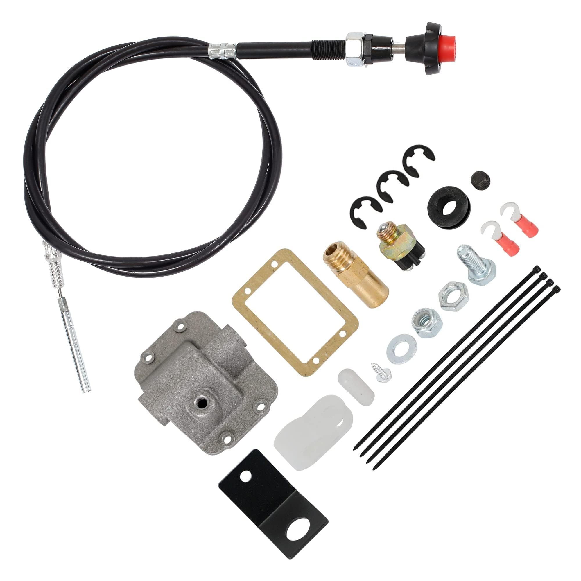 Gledewen PSL400 Axle Disconnect Kit, Compatible with 1994-2002 Dodge Ram 1500 2500 3500, Front Axle Actuator Engagement System, Axle Shaft Disconnect Conversion, 4wd Axle Disconnect Cable Lock Kit