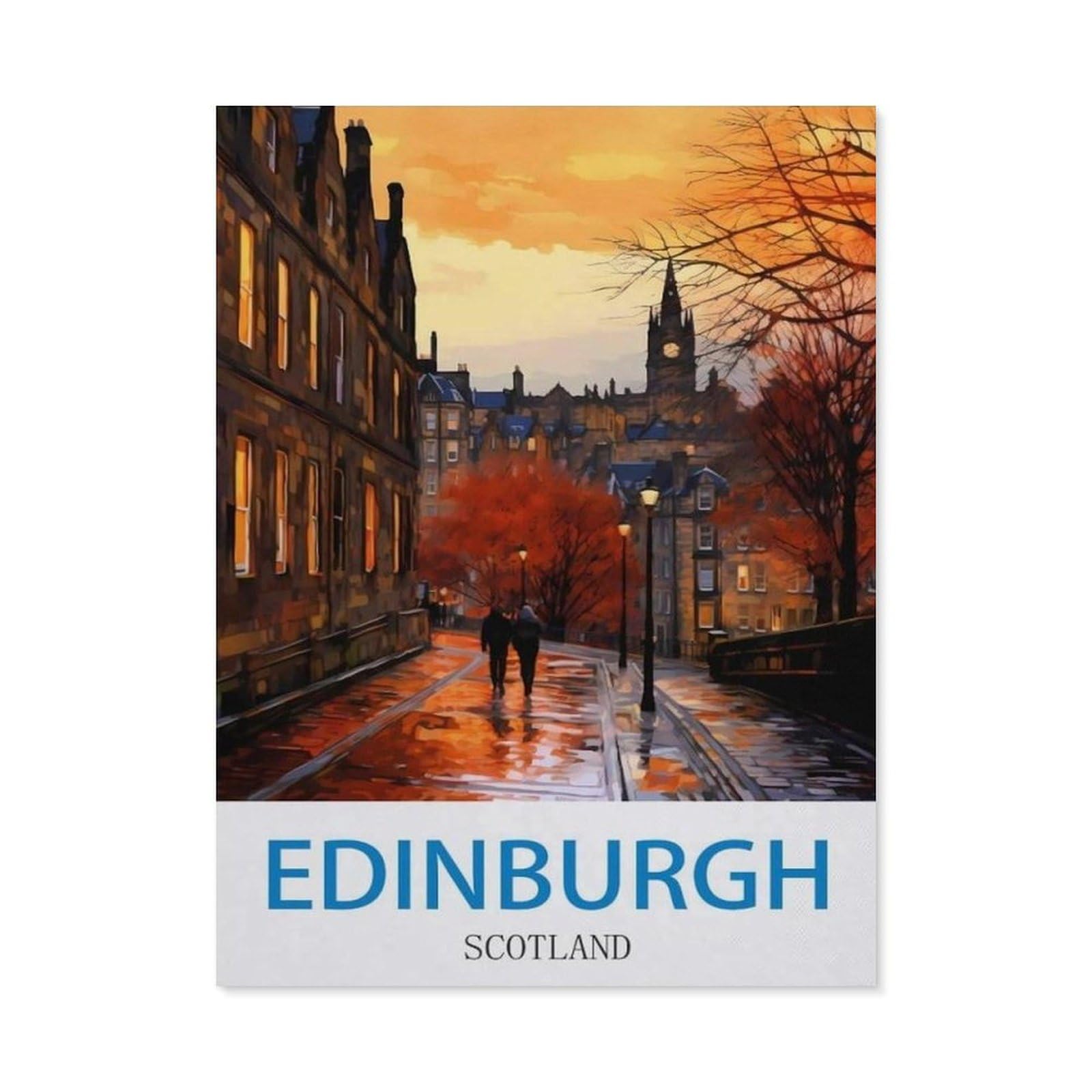 BEAYODKP 5D DIY Diamond Painting kit，Edinburgh Scotland（40 x 50 cm）