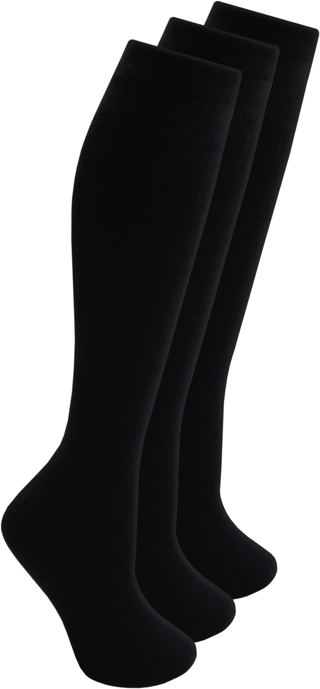 BACK TO SCHOOL - Childrens Girls 3 Pack Knee High Socks School Uniform