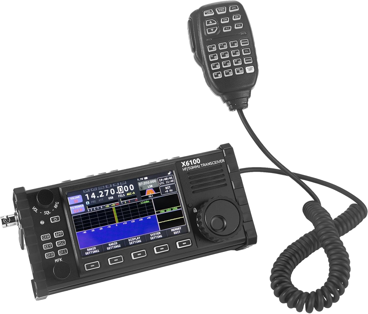 Xiegu X6100 HF Transceiver SDR 10W Full Mode Builtin