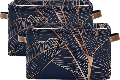 Miniatura 9 de susiyo Cestas de almacenamiento plegables grandes de tela con rosas florales en acuarela, canastas decorativas plegables con asas de poliuretano