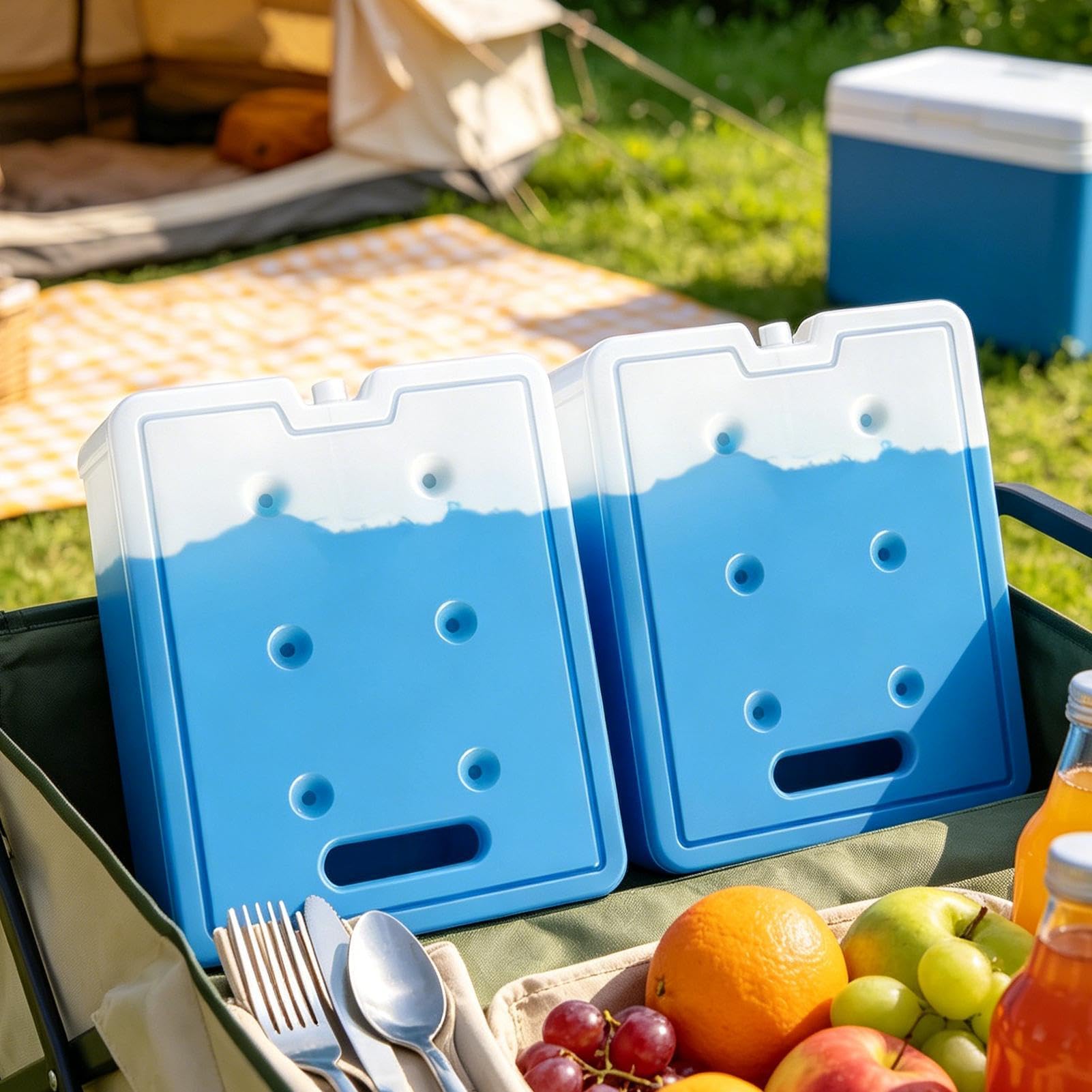 Wkład chłodzący do lunchboxa Długotrwałe, wielokrotnego użytku, przenośne, | Wkłady Do Chłodziarek I Zamrażarek biuro, dom, podróż, piknik, kemping, wędrówki oraz