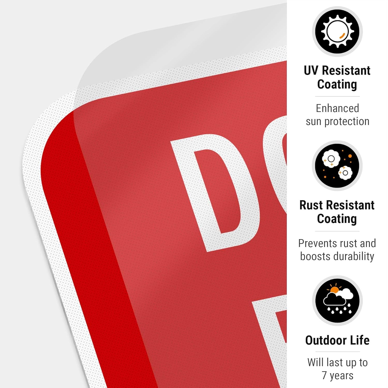 Do Not Block Driveway 24 Hour Access Required Red, 12x18 Inches, 3M EGP Reflective .063 Aluminum, Fade Resistant, Easy Mounting, Indoor/Outdoor Use, Made in USA