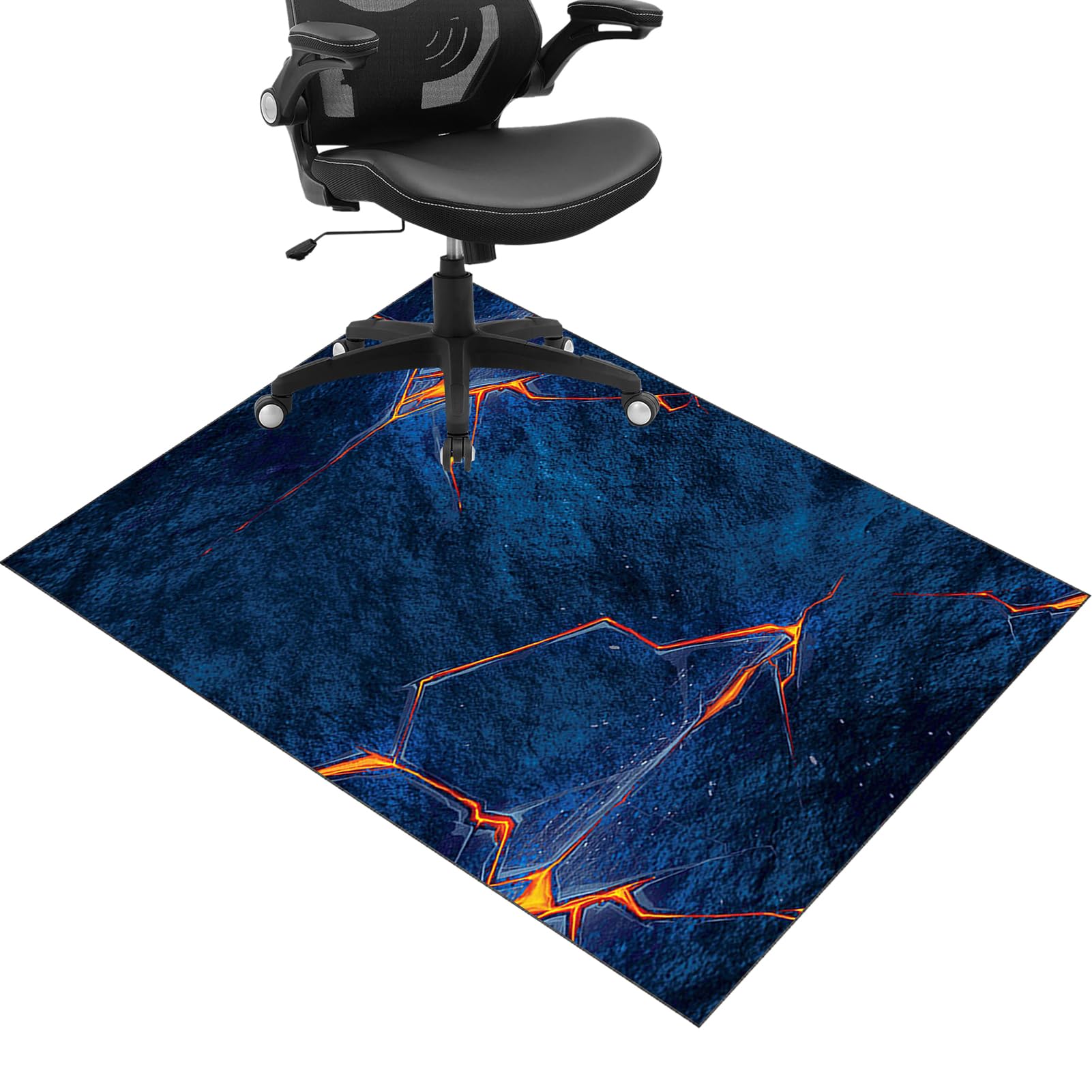 Office Chair Mat for Carpeted Floor, Computer Gaming Chair Mat, Heavy Duty Carpet Protector Chair Mat for Easy Glide, Carpet Chair Mats, Hardwood Floor Protector Mat for Home and Office 70 x 100 cm