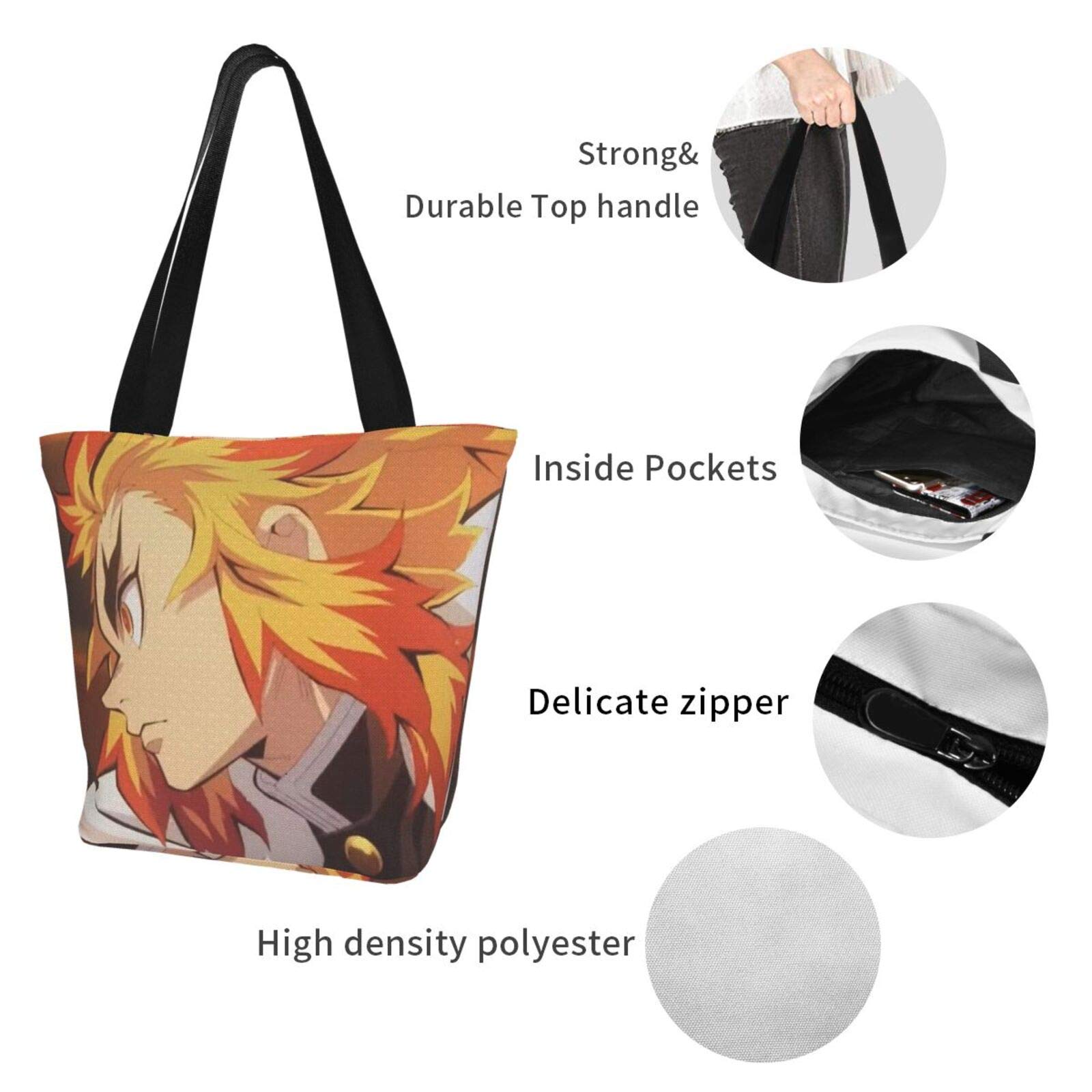 鬼滅の刃　煉獄杏寿郎 でかトートバッグ Amazon.co.jp: ムービック 「鬼滅の刃」 でかトート/煉獄杏寿郎 : おもちゃ