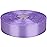 Baocuan 1 inch Coral Purple Satin Ribbon 50 Yards Solid Fabric Ribbons Roll for Wedding Invitations, Bridal Bouquets, Sewing, Party Decorations, Gift Wrapping and More