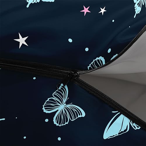 Vista 77 de Axolotl Moon Stars - Saco de dormir para niños, saco de dormir ligero y cálido para clima frío, saco de dormir portátil impermeable para camping