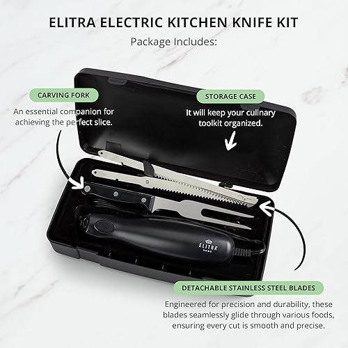 Miniatura 4 de Cuchillo de cocina profesional para tallar eléctrico