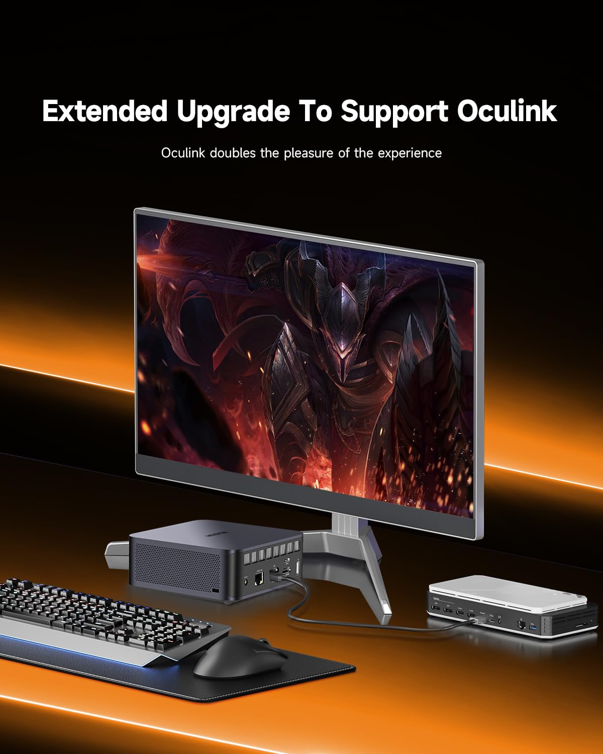 Reatan X7 Mini PC, AMD Ryzen 7 255 (Supera al 8745HS),48GB DDR5,2TB SSD M.2 2230 PCIe 4.0,(8C/16T, hasta 4,9 GHz), OCuLink, Pantalla cuádruple,Doble USB4,WiFi 7,BT5.4,Mini Ordenador