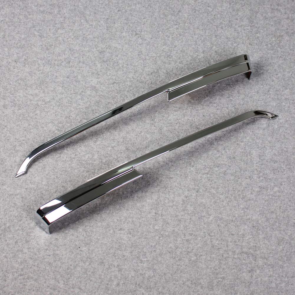 Beautost for Mazda CX-30 CX30 2020 2021 2022 2023 2024 2025 Front Fog Light Lamp Cover Bezel Trims Chrome