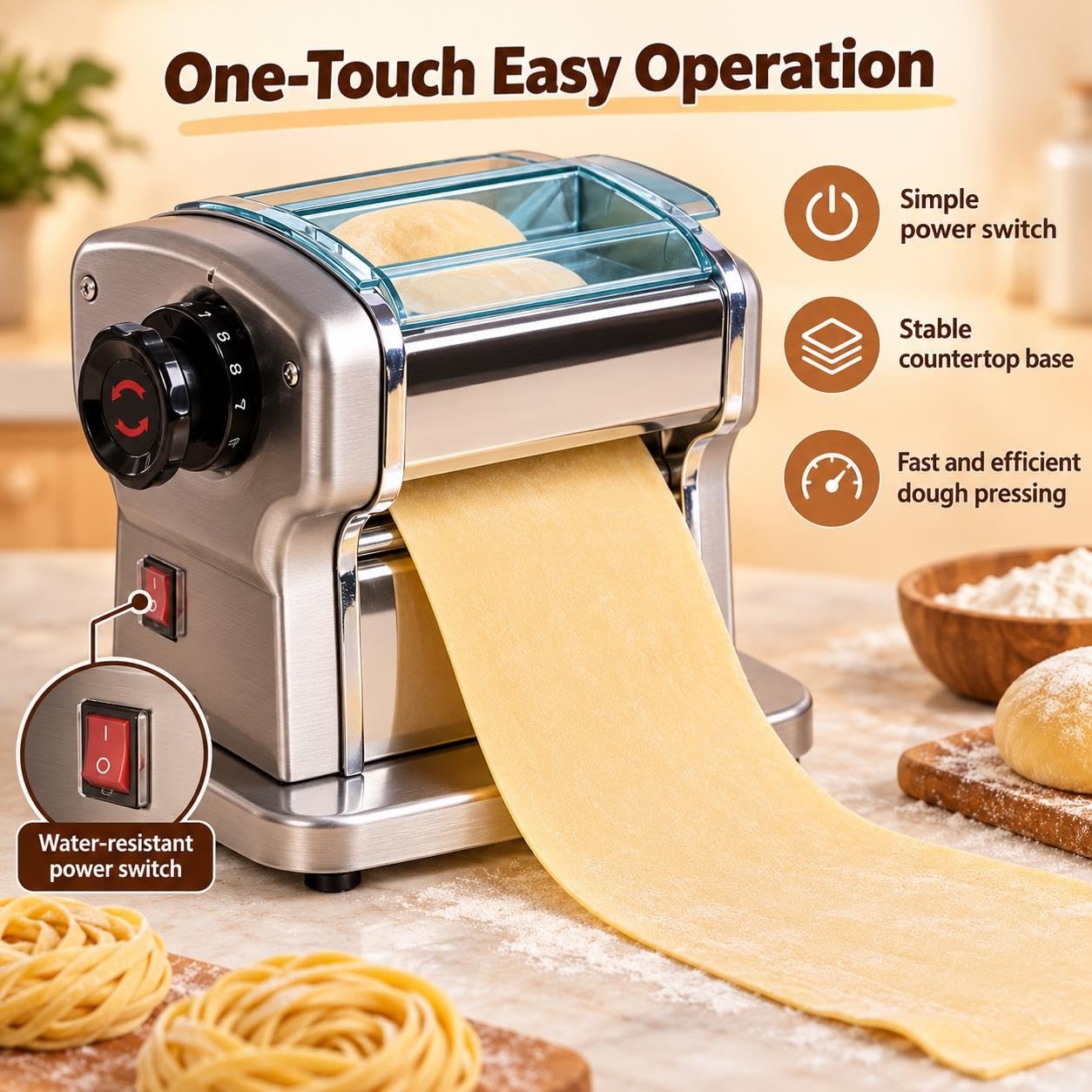 Máquina prensadora pasta pequeña for el hogar