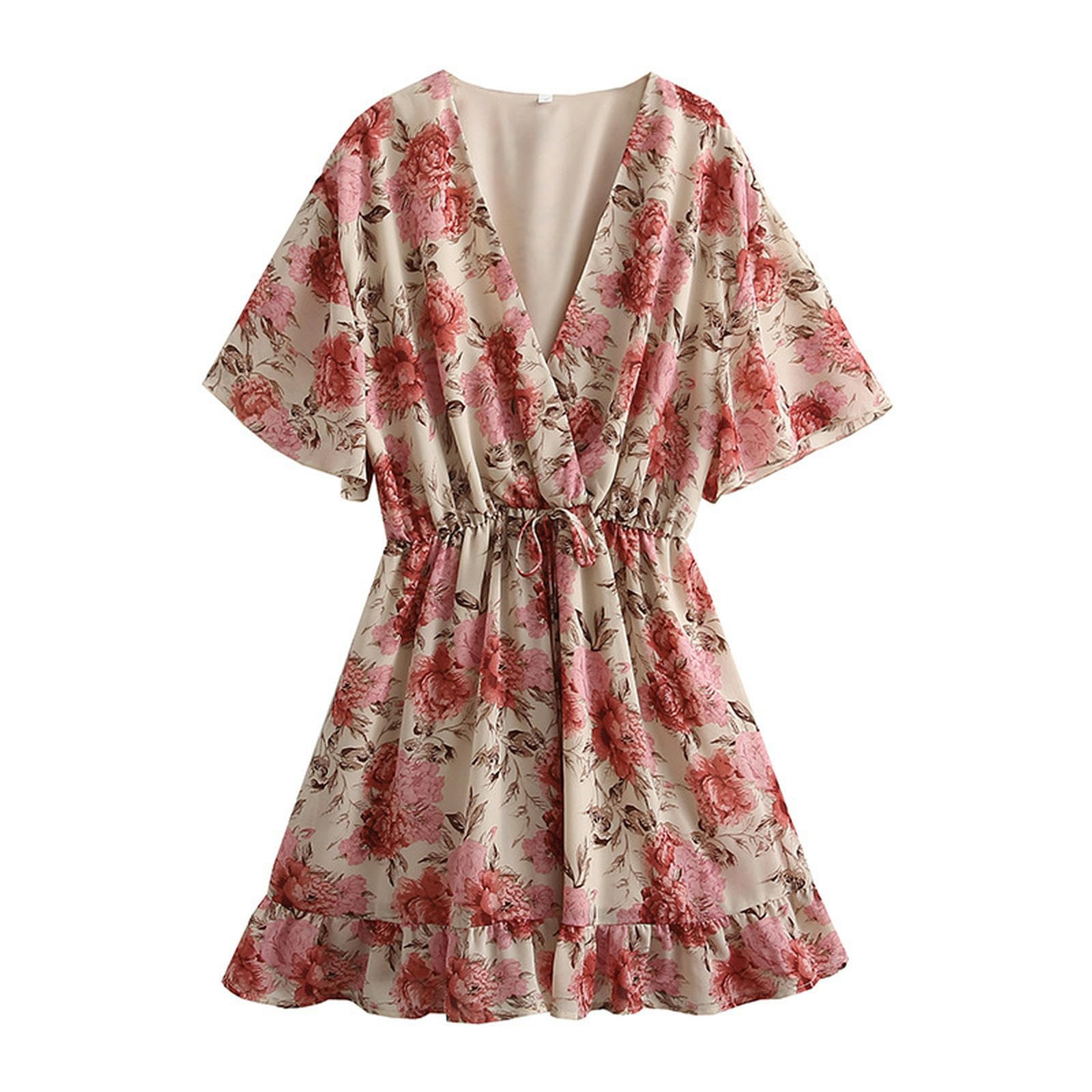 Robe d'été en mousseline fluide : ne souffrez plus de la chaleur avec le col en V L