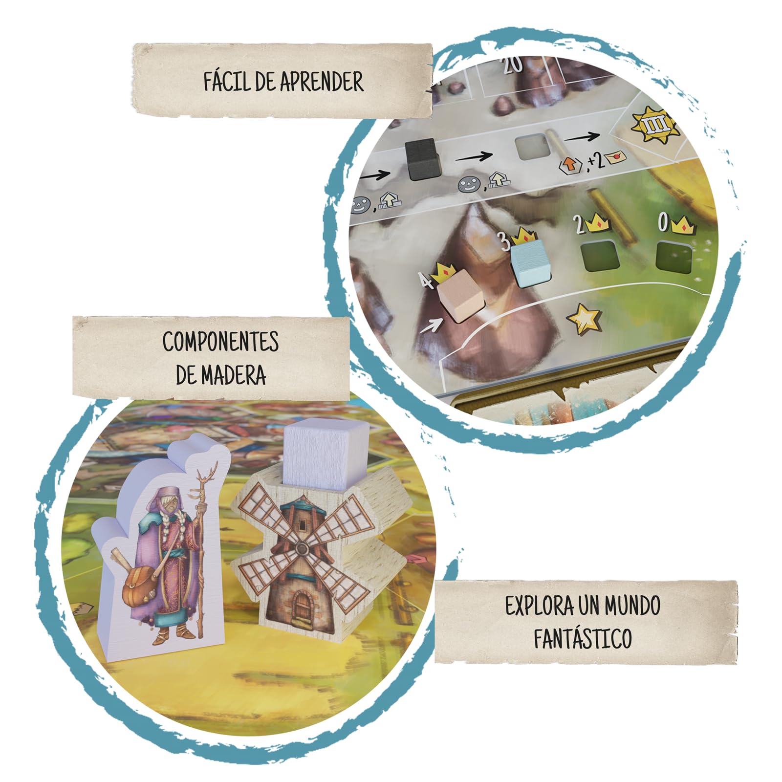 SD GAMES Juego De Mesa Haunted Lands
