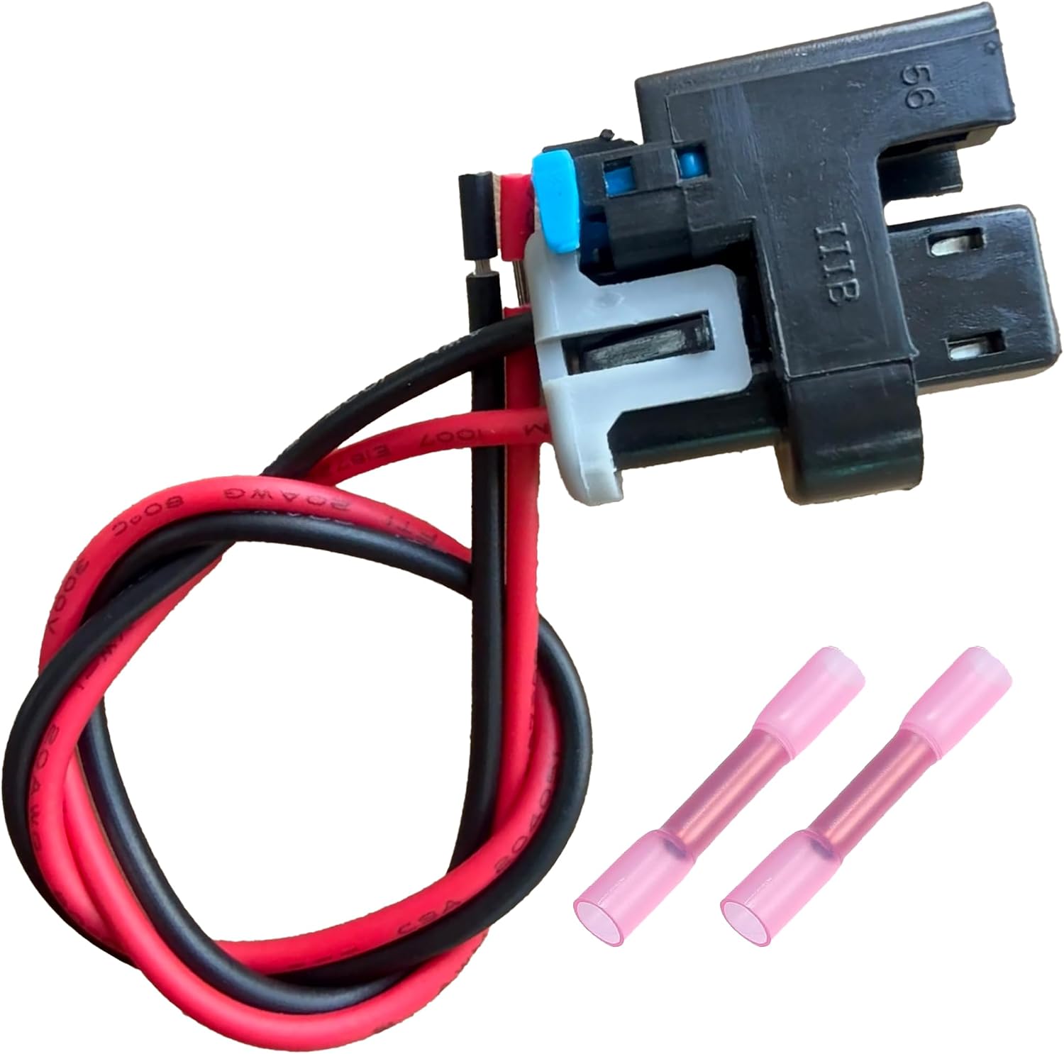 (8 pack) Truck Fuel Injector Connector Pigtail Wire Compatible with Mini Delphi Multec 2 OEM Tooling, Connector, Lock, Seals, & Terminals WPINJ31X8、15306160