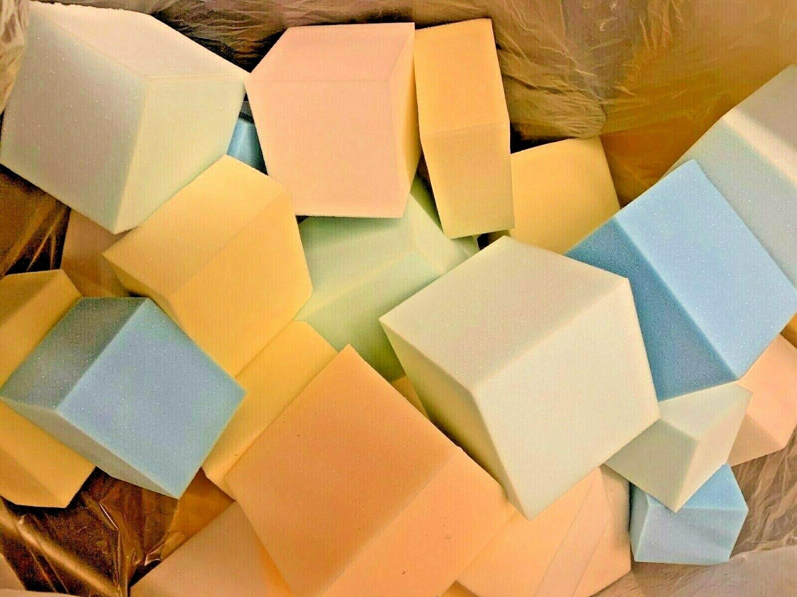 TSC PIT FOAM CUBE 10 pcs -Good For Gym Pits, BMX Pits, Trampoline Pits & Parkour (Multicolored, 6)