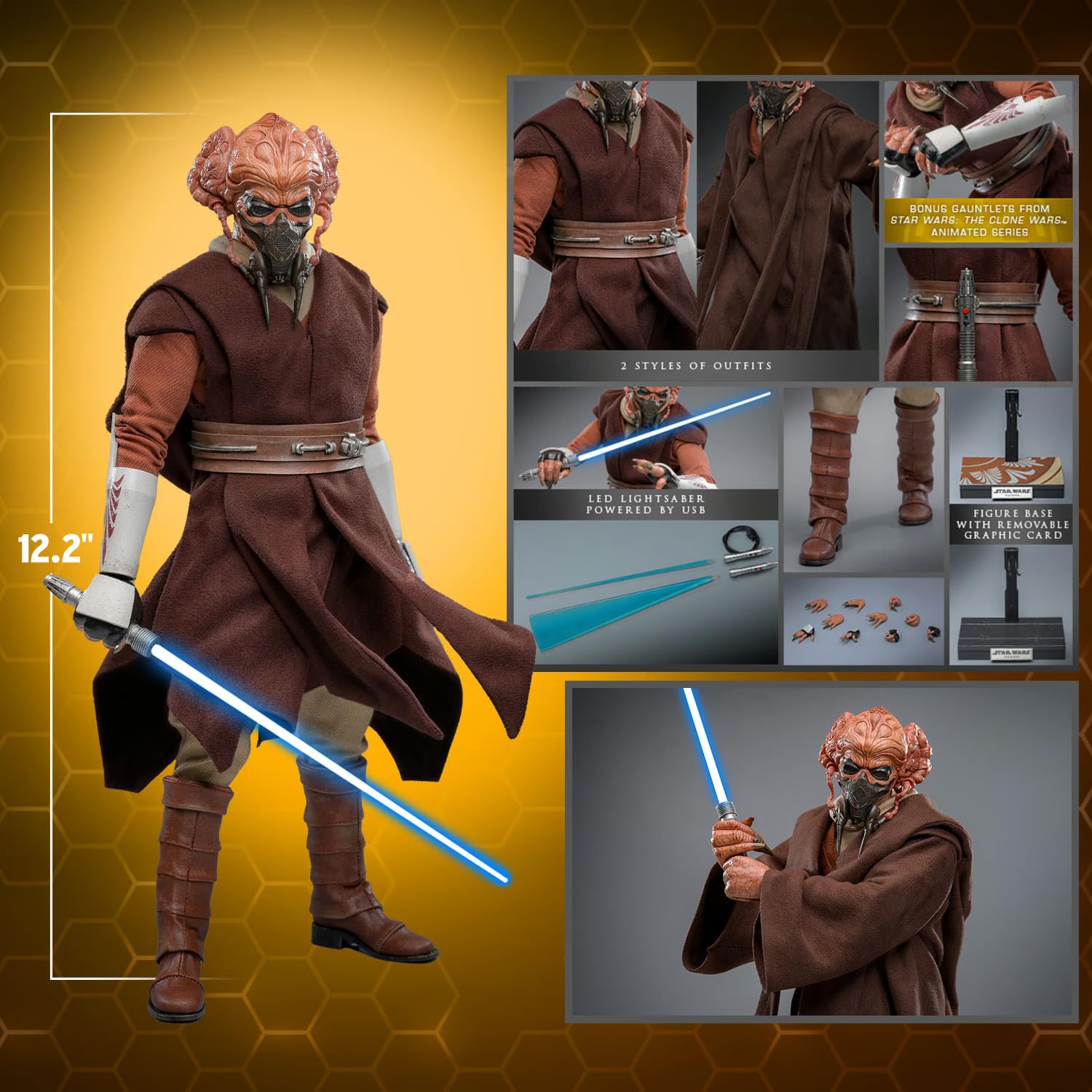 Amazon.co.jp: Hot Toys スター・ウォーズ:クローン・ウォーズ プロ