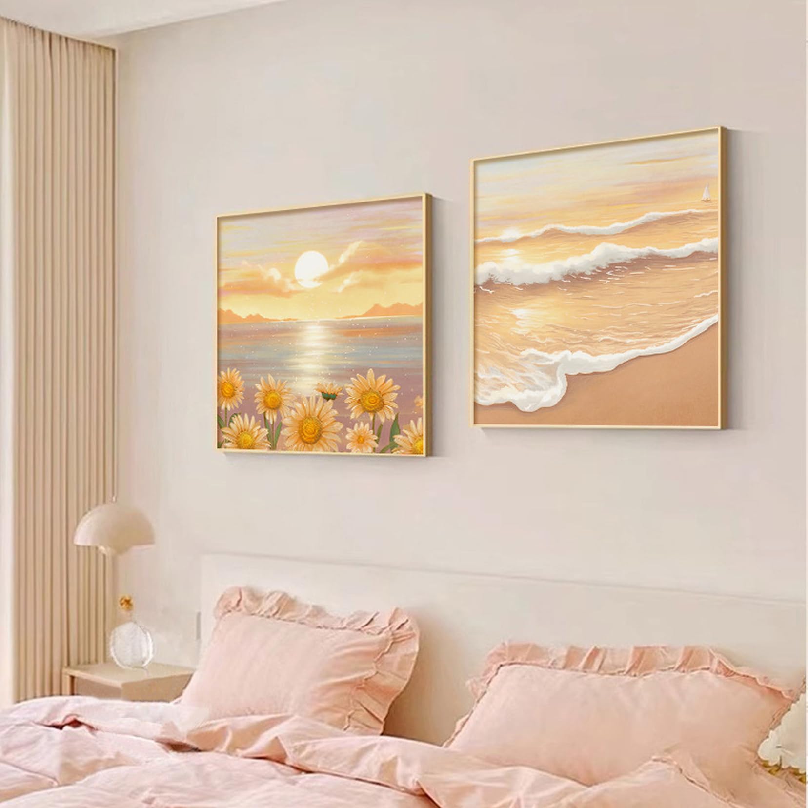 Amazon.co.jp: [XLOYP] アートパネル 風景画 50*50cm 絵画 インテリア