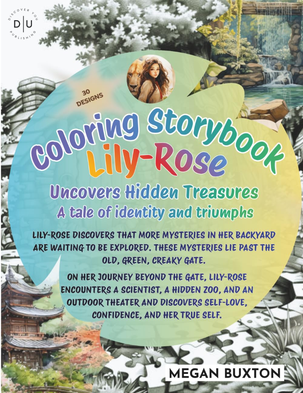 Coloring Storybook (Shortened Edition): Lily-Rose Uncovers Hidden Treasures: A tale of identity and triumphs