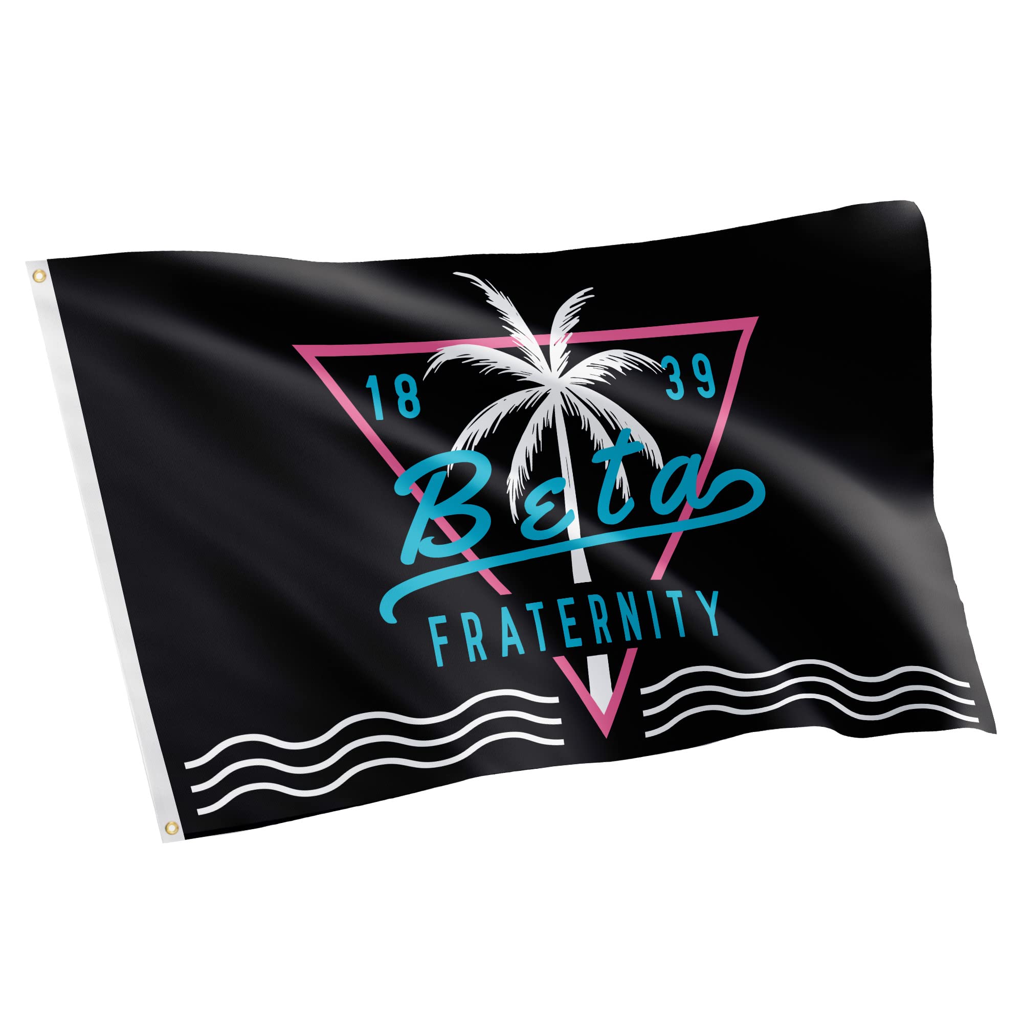 Beta Theta Pi Brüderlichkeit Flagge – Offiziell Lizenziert, 3x5 Fuß (ca. 90x150 Cm), Polyester – Für Wand, Tür Oder Banner