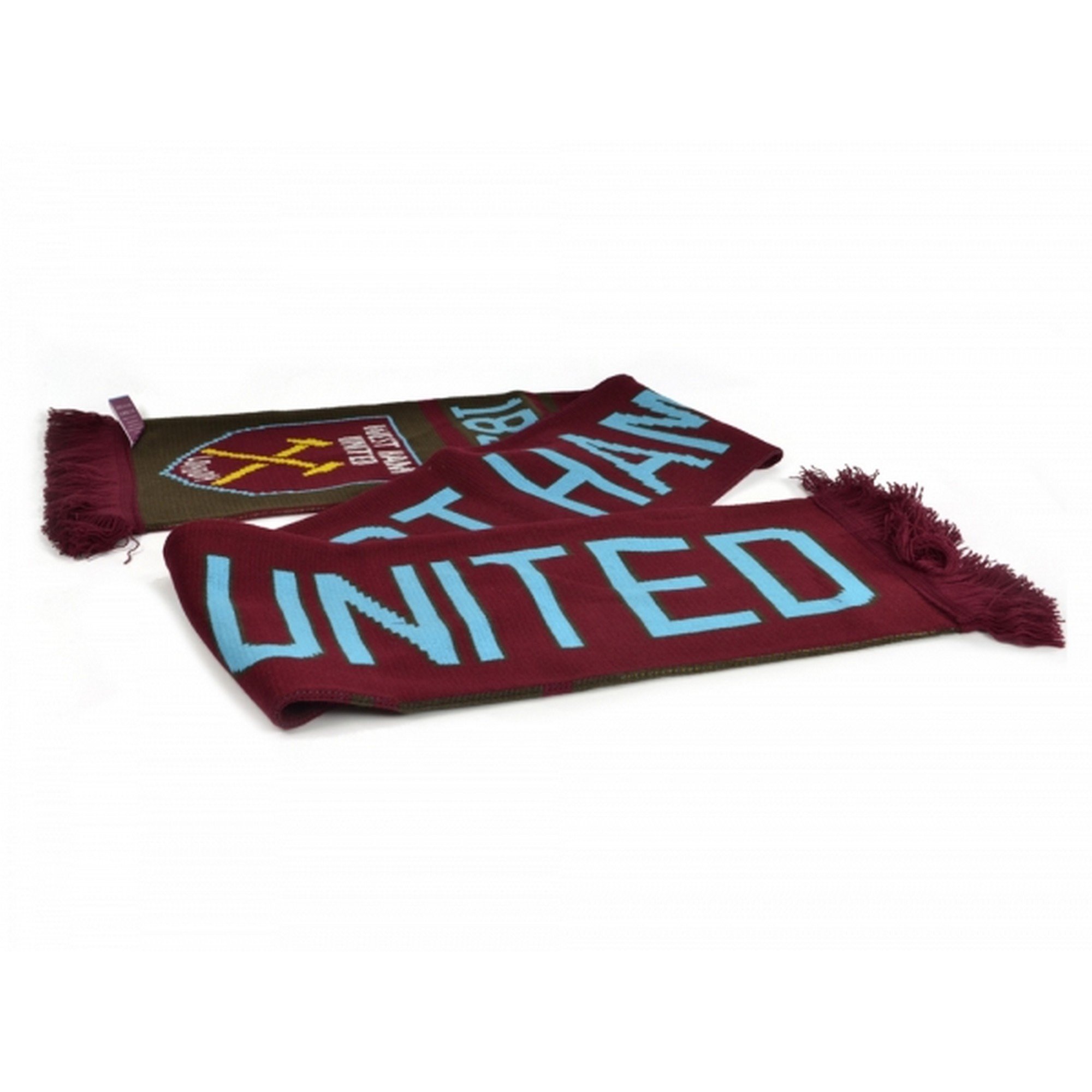West Ham Scarf Nero Football Club Team Gift Officially Licensed