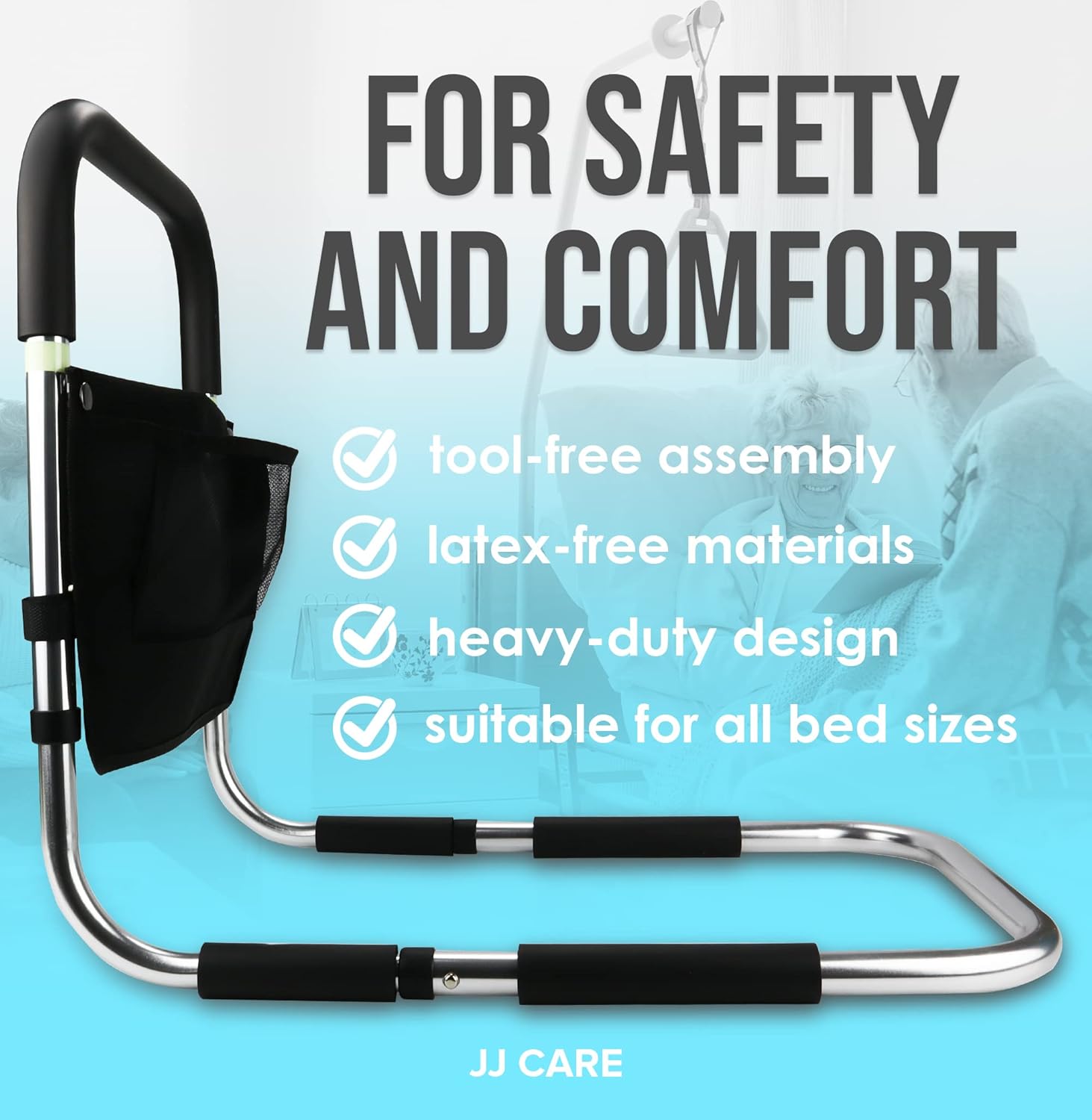 Buy JJ CARE Bed Assist Bar, Bed Cane for Seniors and Patients, Height