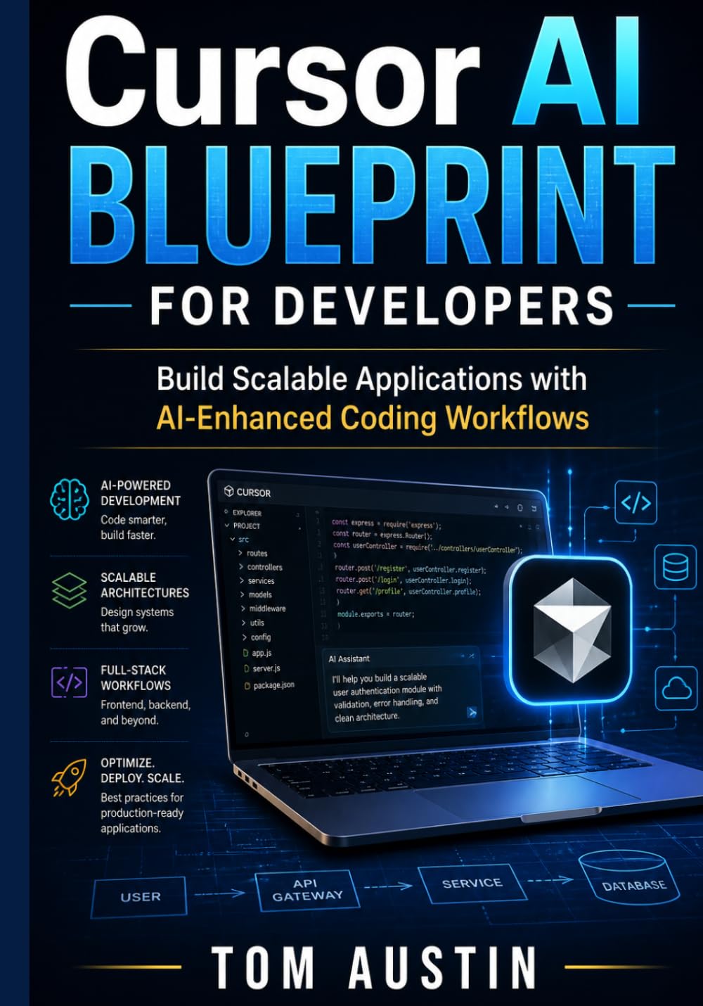 Cursor AI Blueprint for Developers: Build Scalable Applications with AI-Enhanced Coding Workflows