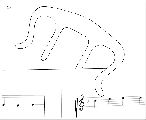 Miniatura 3 de Clip para libro de música, soporte para portapáginas, pianos, músicos