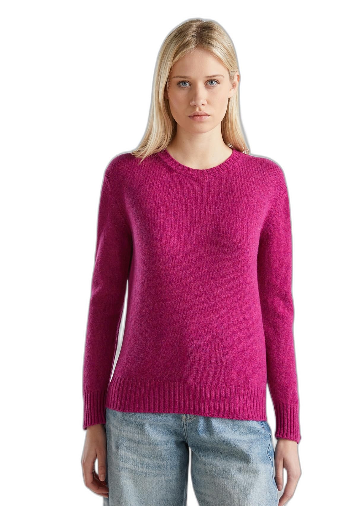 United Colors of Benetton Maglia G/C M/L 103me1n23 Suéter Mujer (Pack de 1)