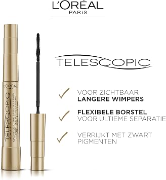 L'Oréal Paris Telescopic Mascara - Black 2 pack