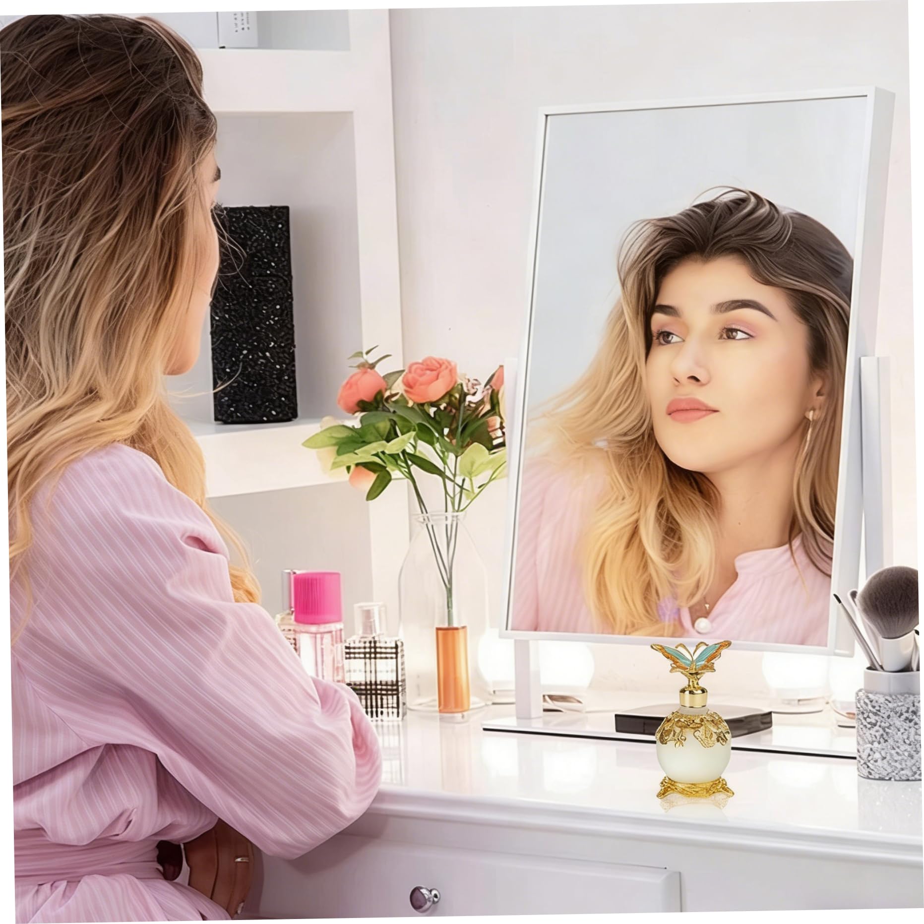 Aceite de perfume árabe, fragancia de larga duración de 25 ml, perfume de Dubái con botella de lujo para mujer, jour de Pâques