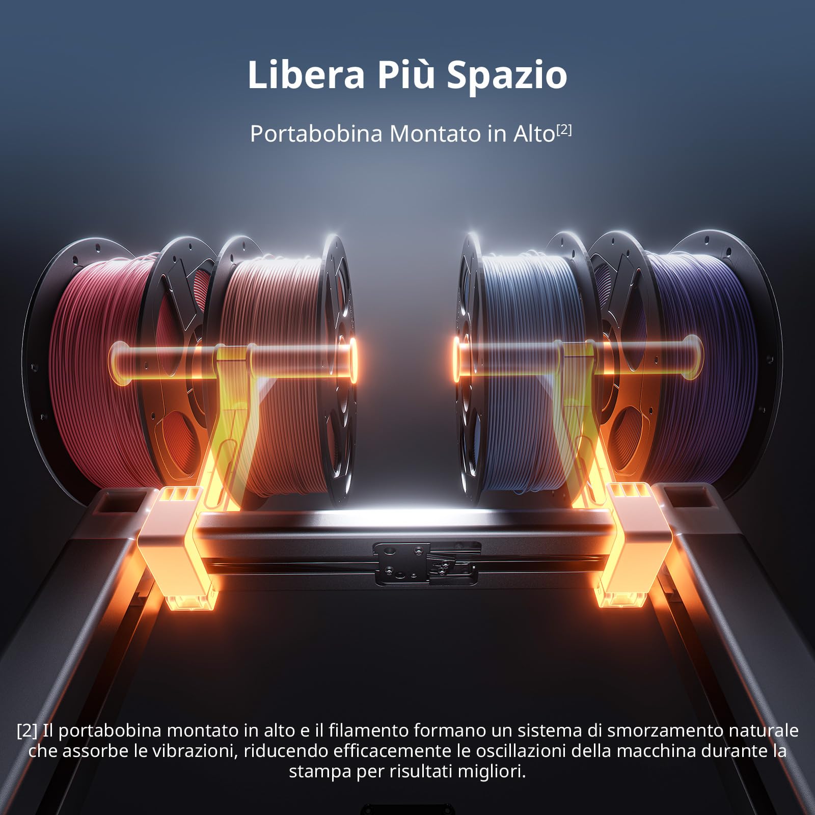 Anycubic Kobra X Combo Stampante 3D per Principianti, Essiccazione Durante la Stampa, Stampa con Filamenti Morbidi e Rigidi, Velocità di Stampa di 600 mm/s, Dimensioni di Stampa 260 x 260 x 260 mm