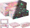 Kids Couch Sofa Modular Toddler Couch, Glow in The Dark Sofa 3 in 1 Fold Out Kids Sofa with Washable and Durable Covers for Boys, Rainbow Unicorn