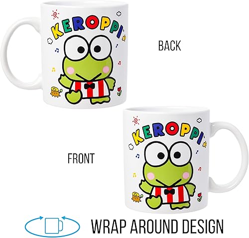 Miniatura 40 de Silver Buffalo Sanrio Hello Kitty and Friends Kuromi Poses - Taza de cerámica, 20 onzas