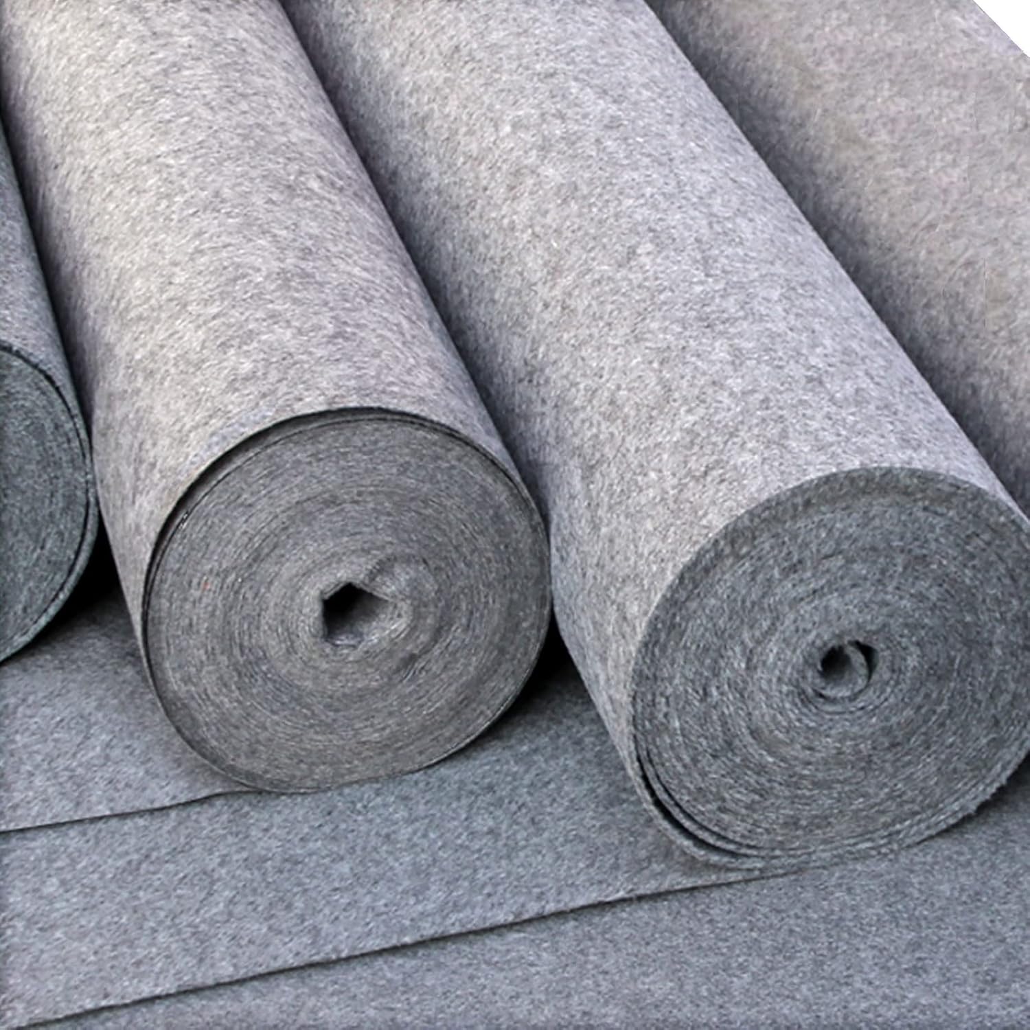 Grey Aisle Carpet Runner 10 X 1m Wedding Carpet Runway Runner Mat 2mm Thickness Walkway Floor Carpet Rug for Wedding Party Hallway, Cuttable Polyester (Size : 1x15m)