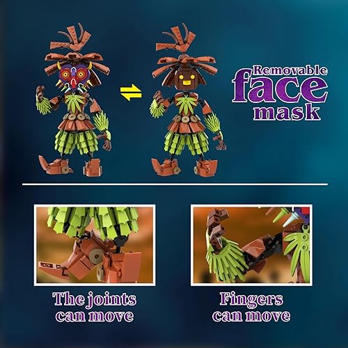 Miniatura 2 de Skull Kid Breath of The Wild Building Blocks Set Toy para adultos (509 PCS)