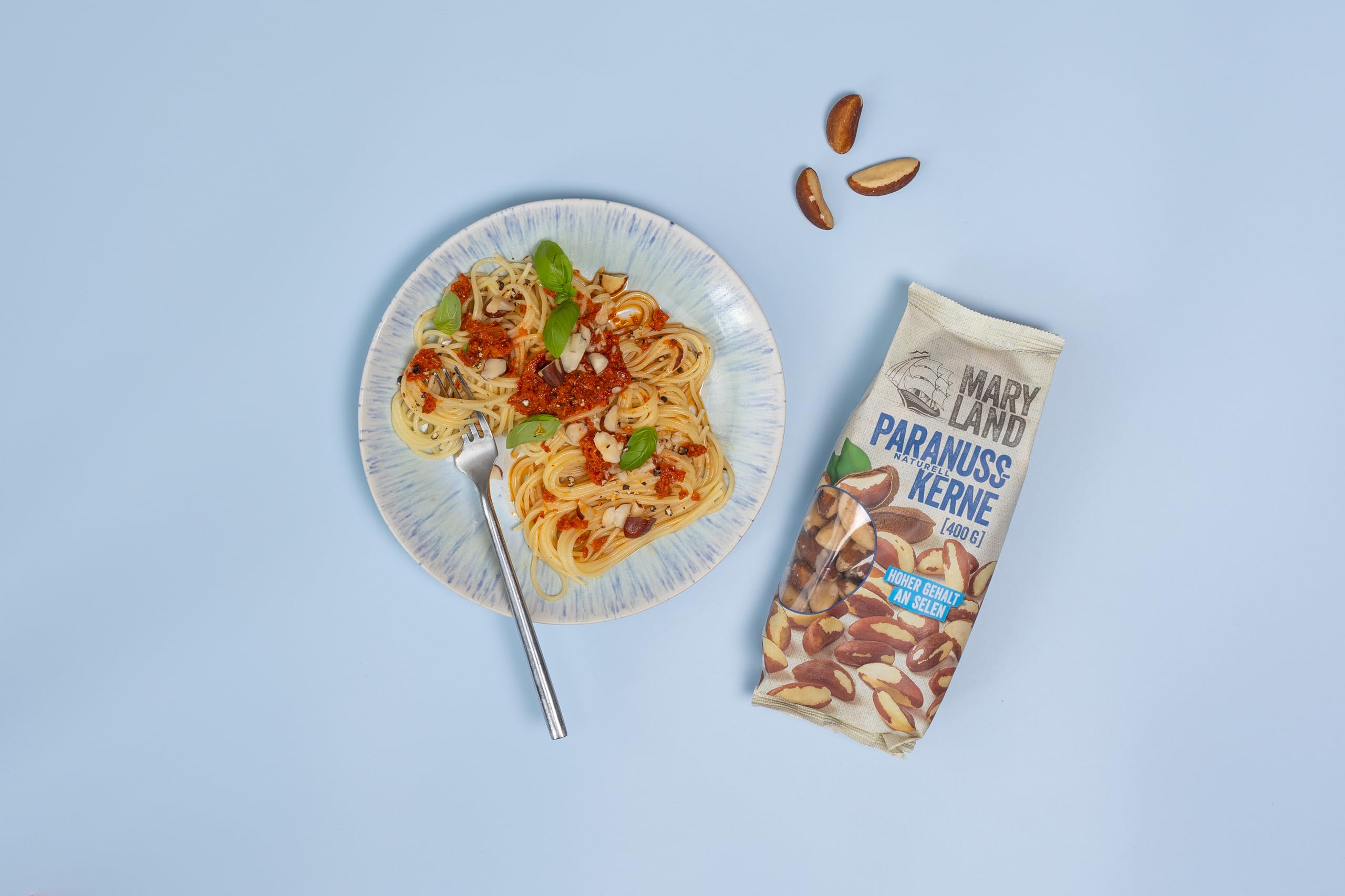 Maryland Paranusskerne 400g Beutel 6er Pack – Paranusskerne naturbelassen, vegan, frei von künstlichen Aromen, ohne Zusatzstoffe – Im praktischen Großformat genießen (6 x 400g)