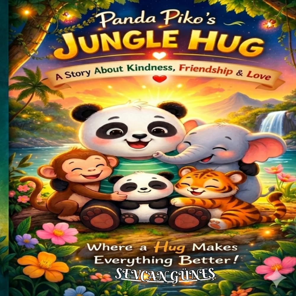 Panda Piko’s Jungle Hug: A Sweet Bedtime Story About Kindness, Friendship, Sharing and Love for Kids Ages 3-7