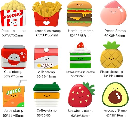 Miniatura 3 de Sello de nombre, sello de ropa impermeable con nombre personalizado, sello tridimensional 3D, 25 patrones de dibujos animados en 12 estilos